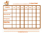 pet care chart